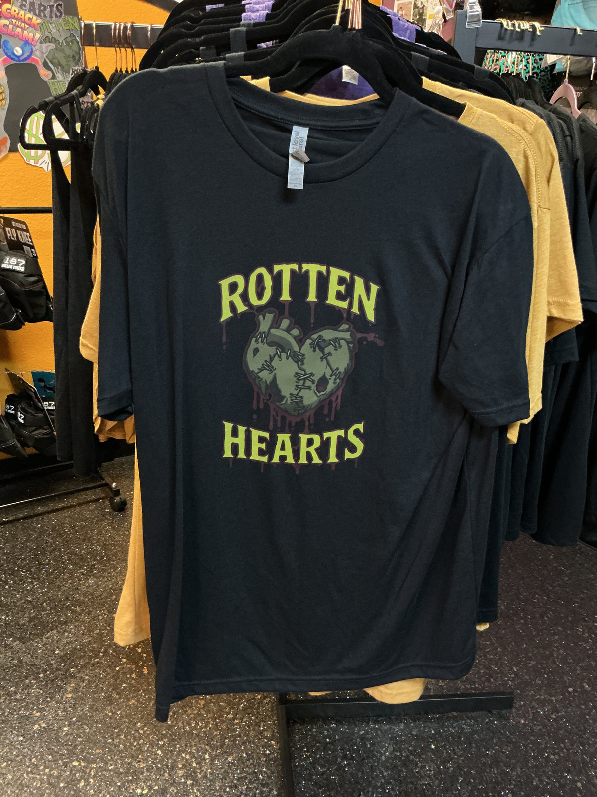 RH Tee- Black/Green Logo 🖤