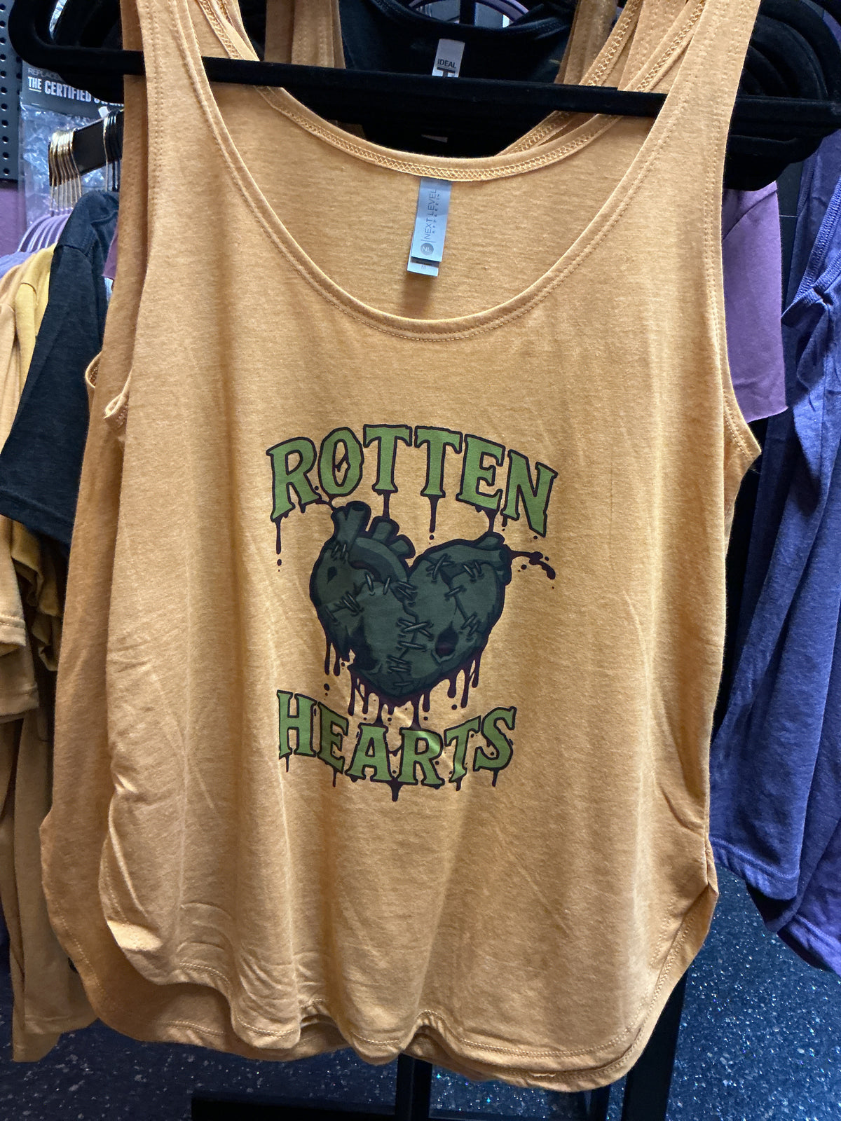 Festival Tank- 💚Green on Gold 💛