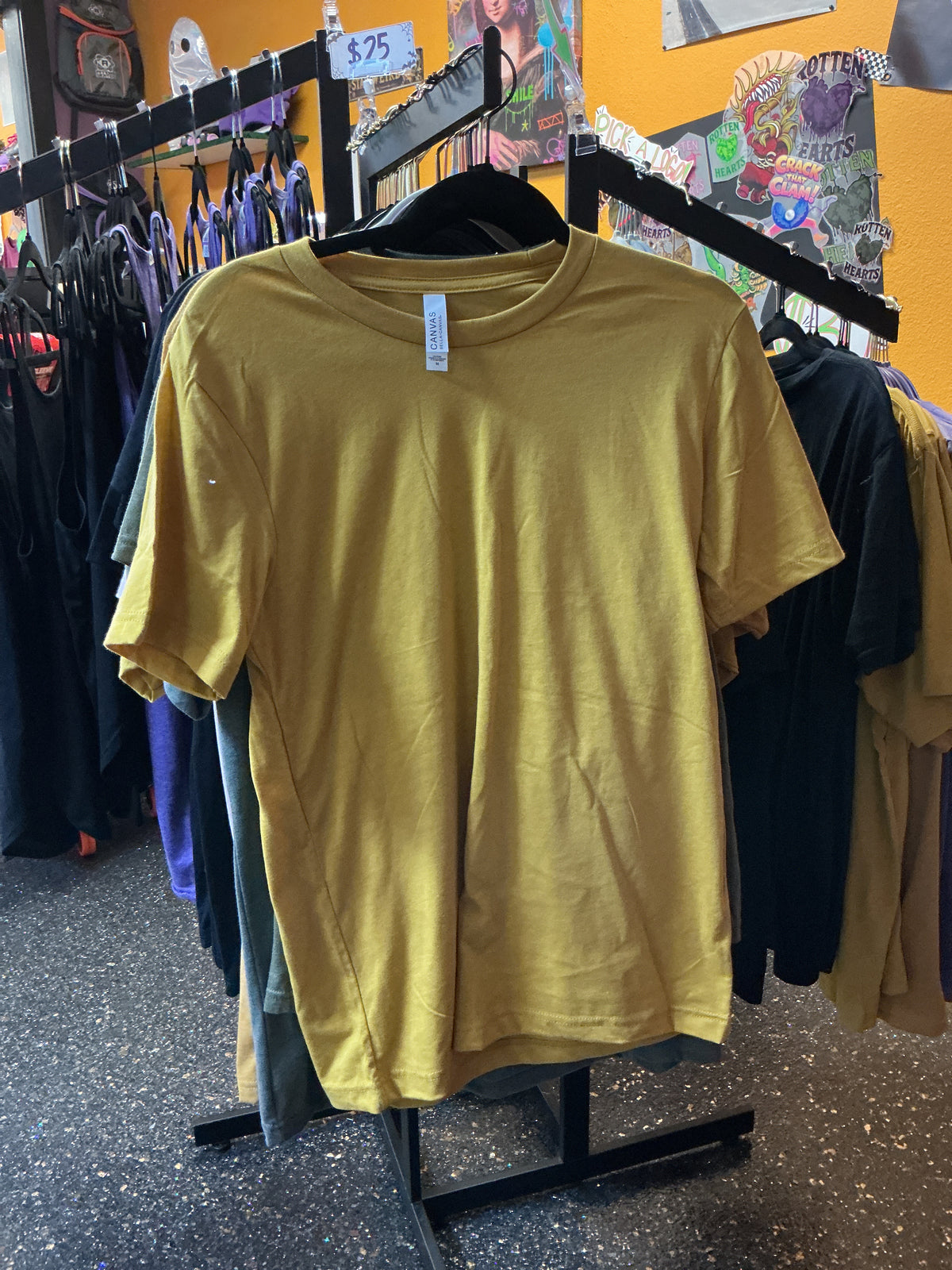 Triblend Tee-MUSTARD YOU PICK LOGO