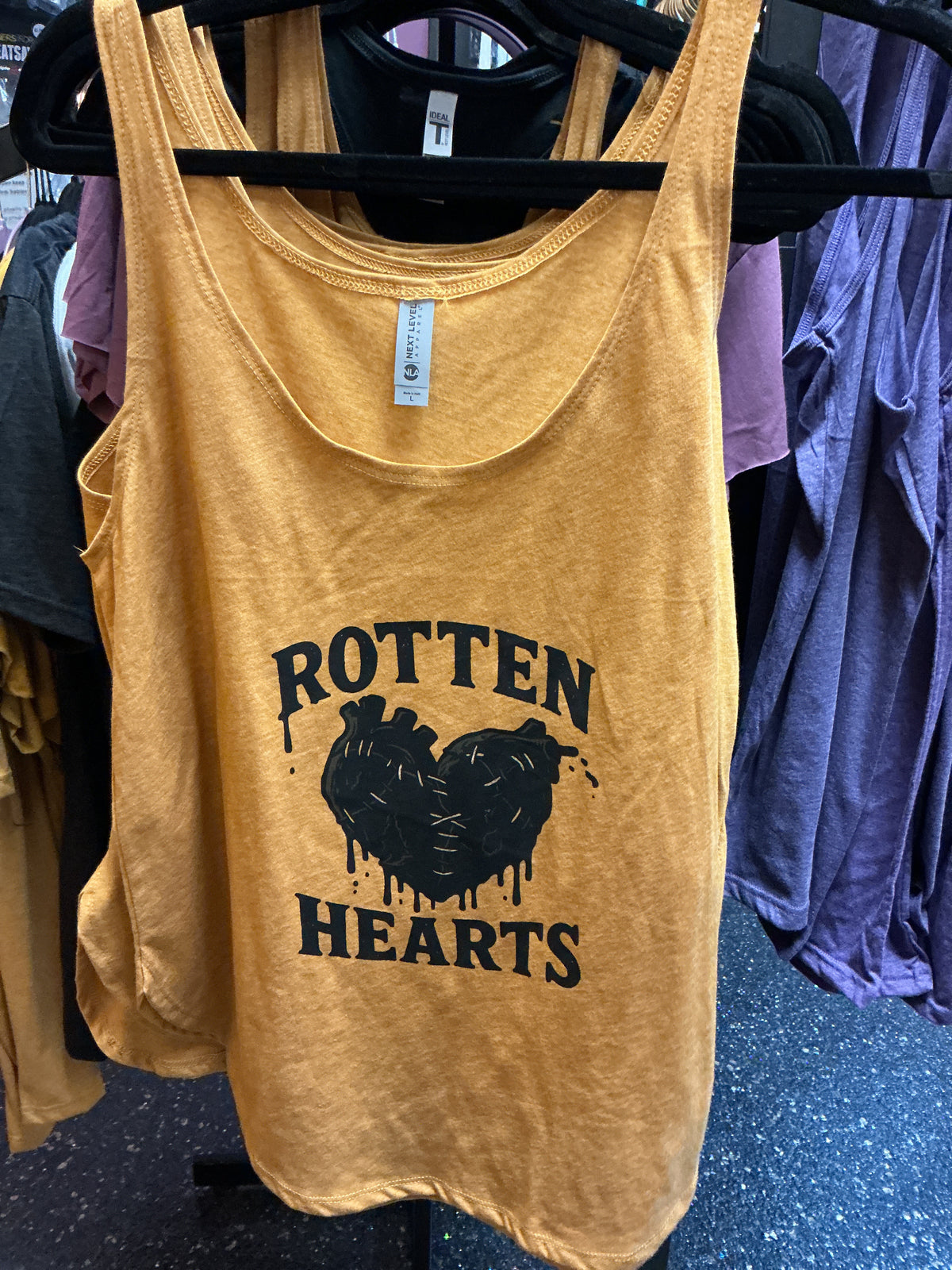 Festival Tank-💛Black on Gold 💛