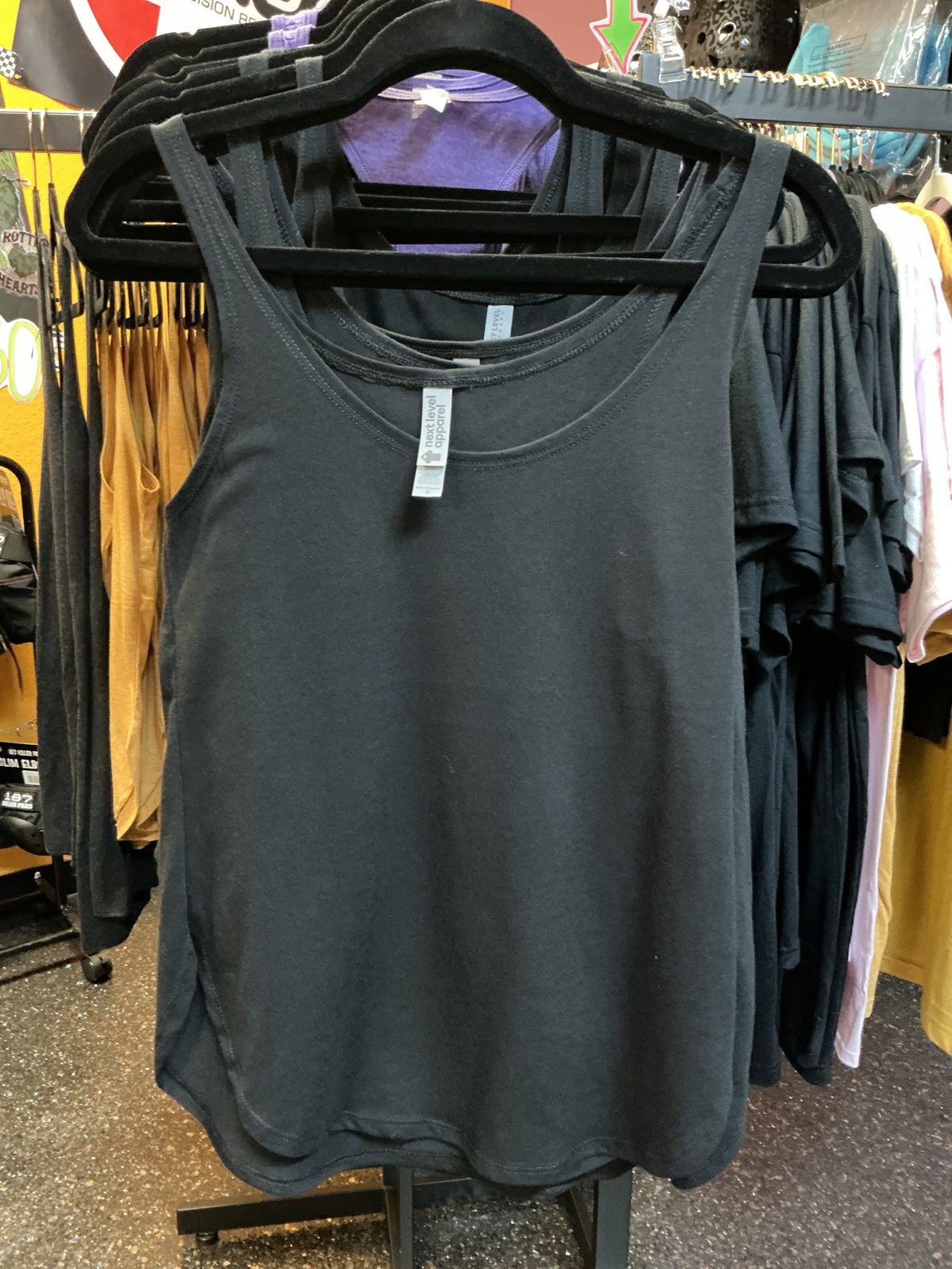 Festival Tank- Black YOU PICK LOGO