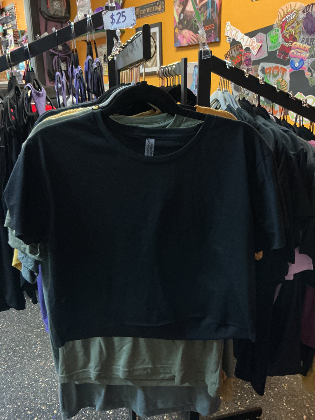 Festival Crop-Black YOU PICK LOGO