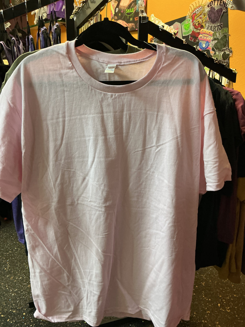 Cotton Tee-Pink YOU PICK LOGO