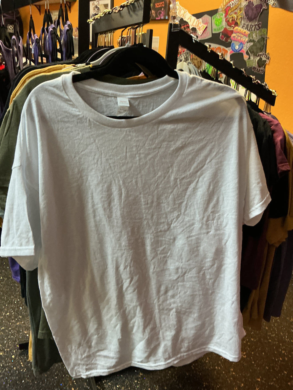 Cotton Tee-White YOU PICK LOGO
