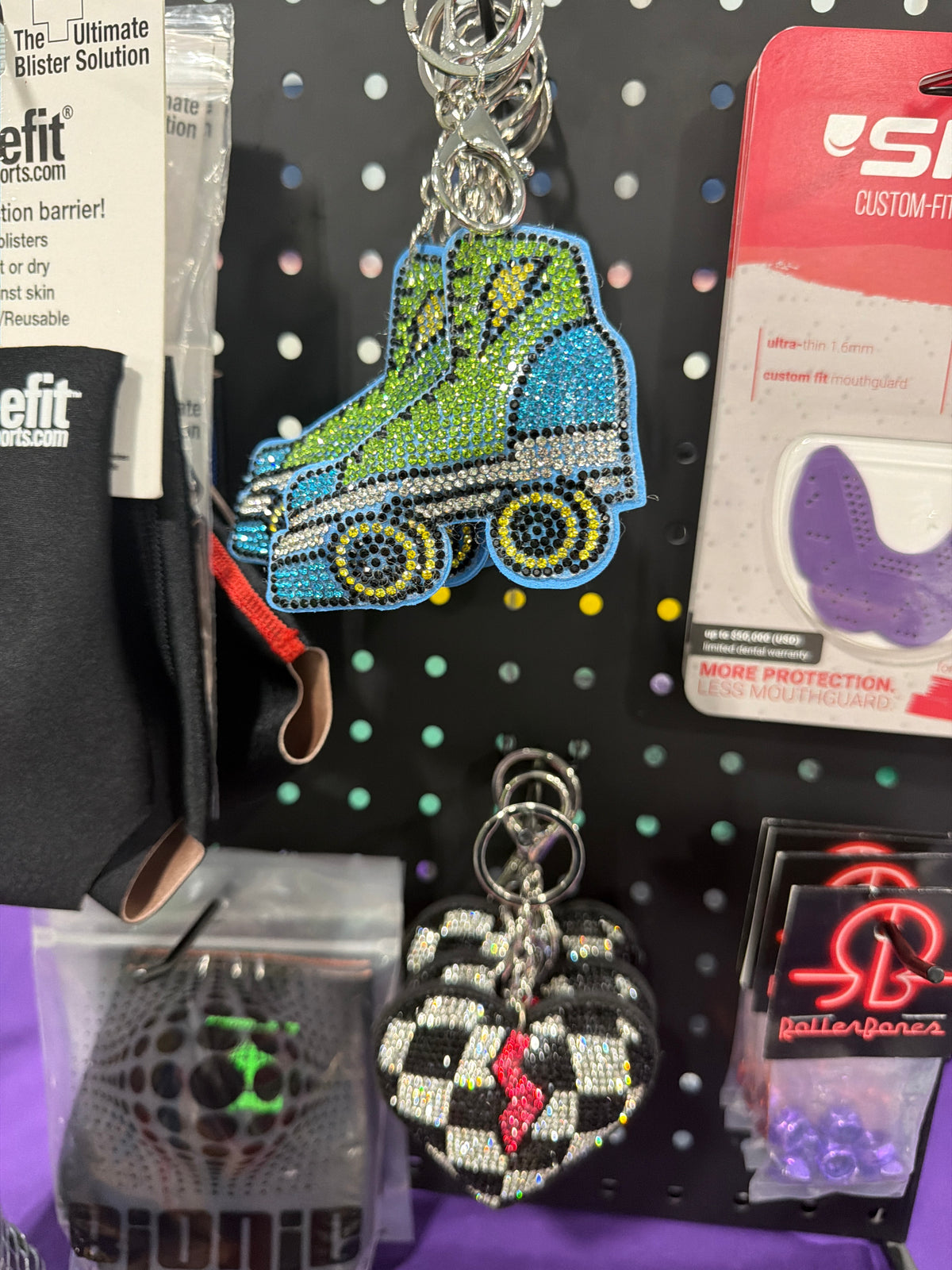 Rhinestone keychain