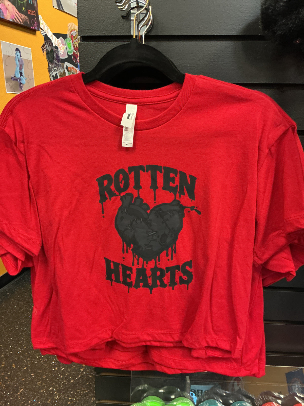 RH Crop- Red/Black Logo ❤️