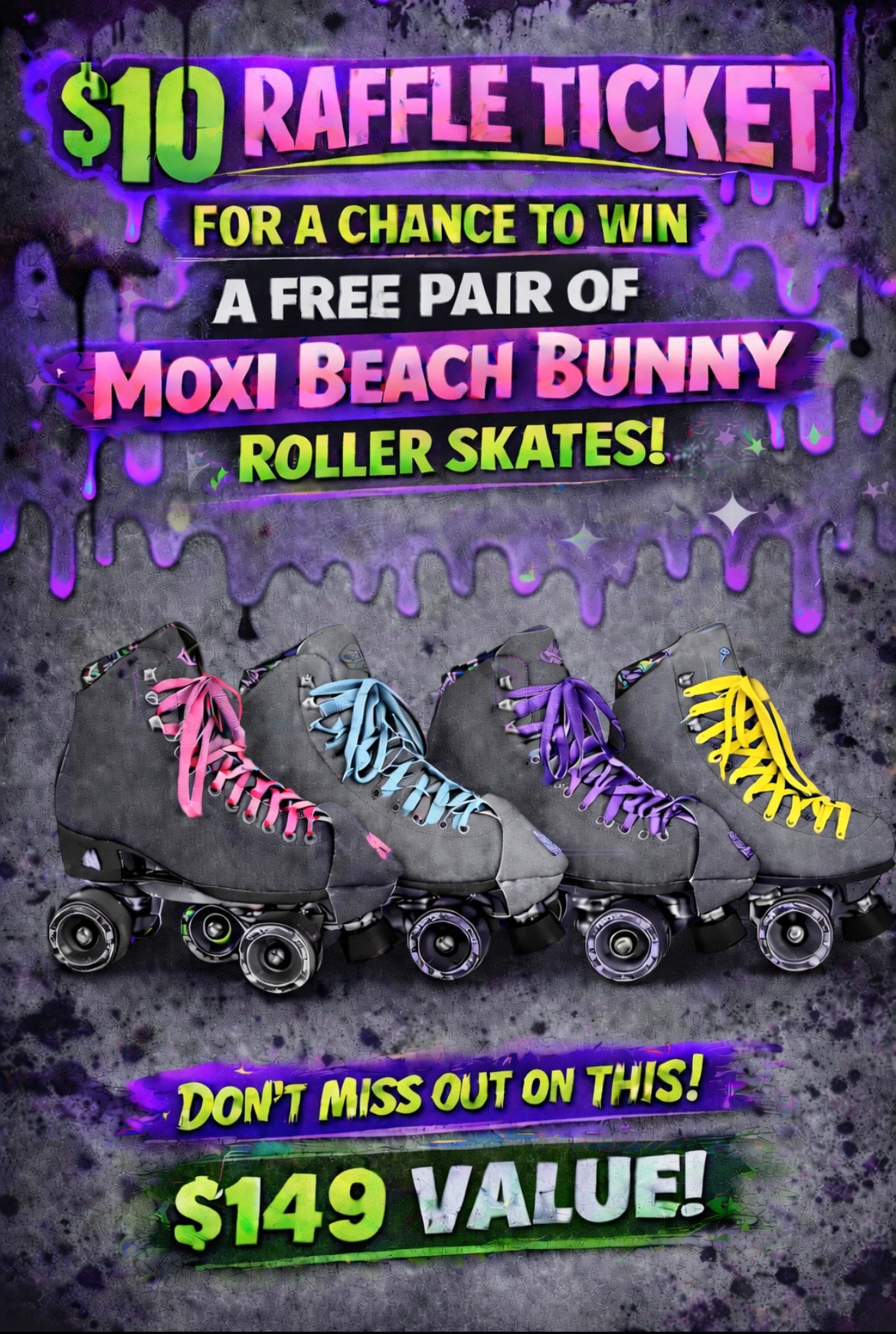$10 Moxi Beach Bunny Raffle