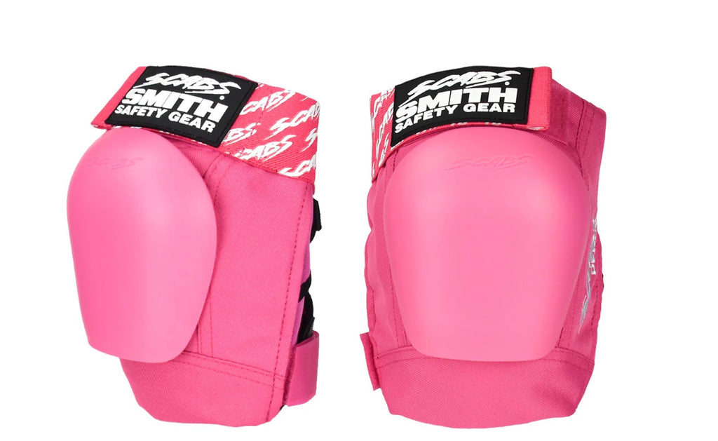 Pink Scabs Skate Knee Pads