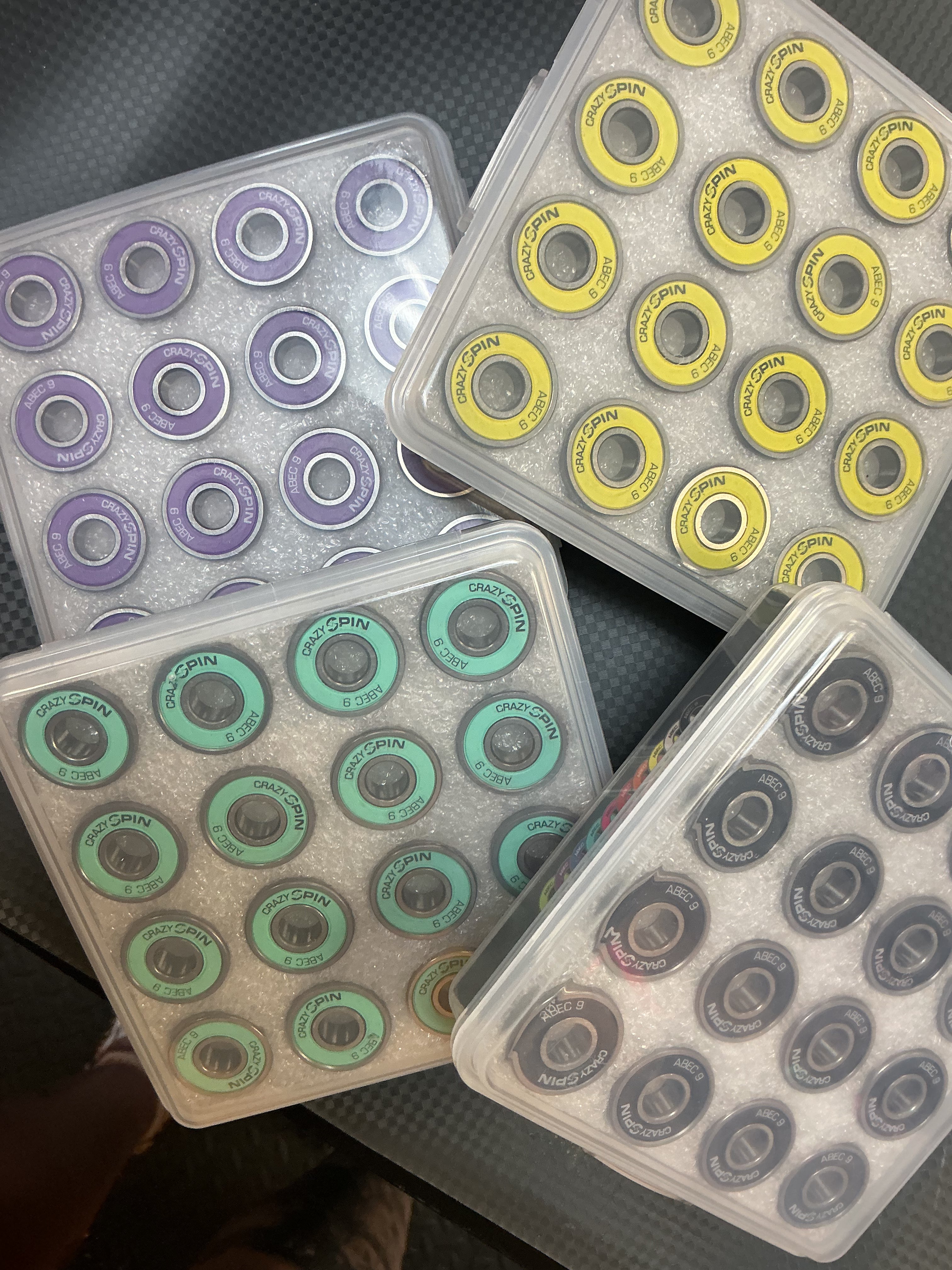 Crazy Spin Bearings