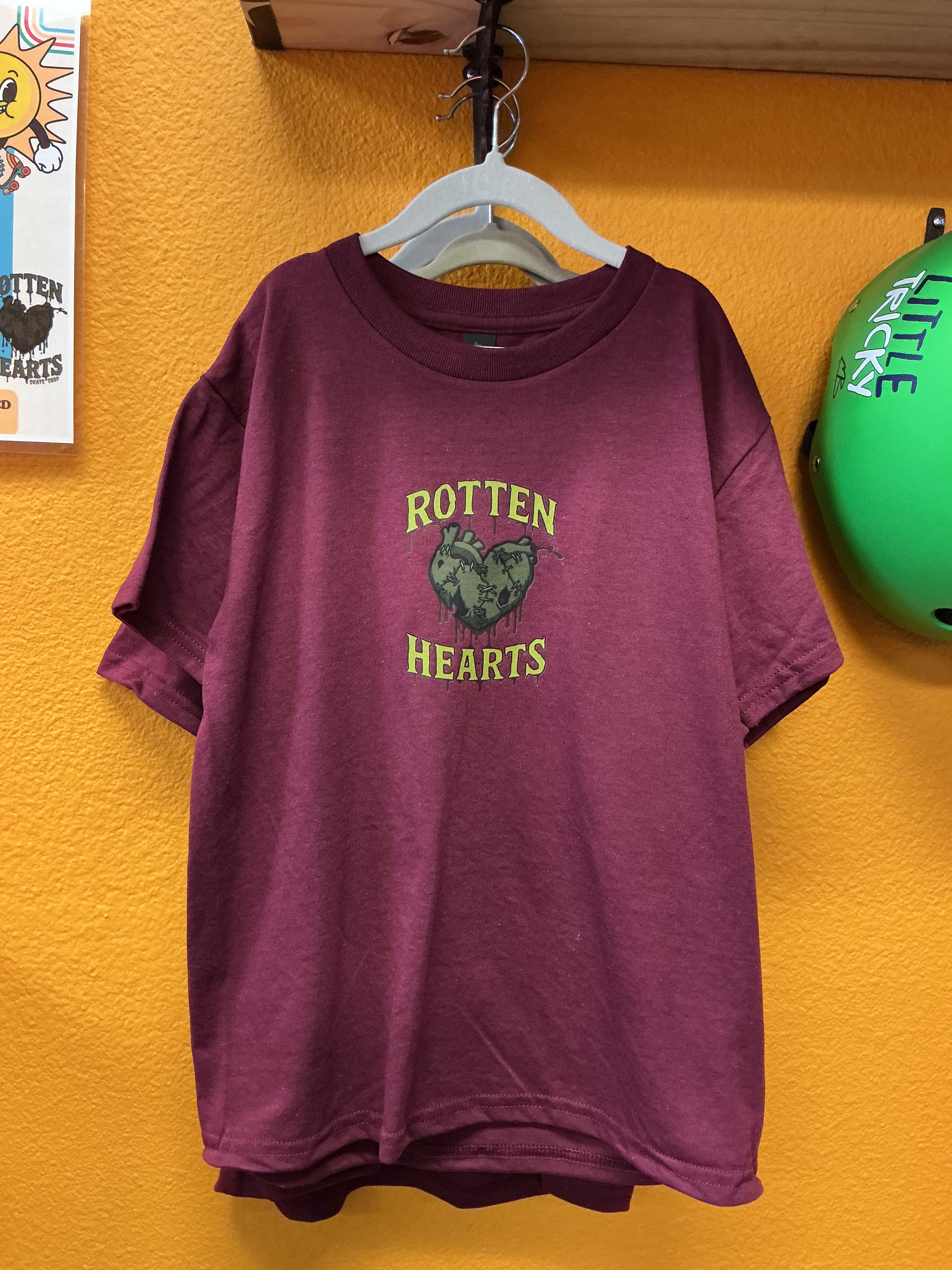 RH Tee Youth Maroon
