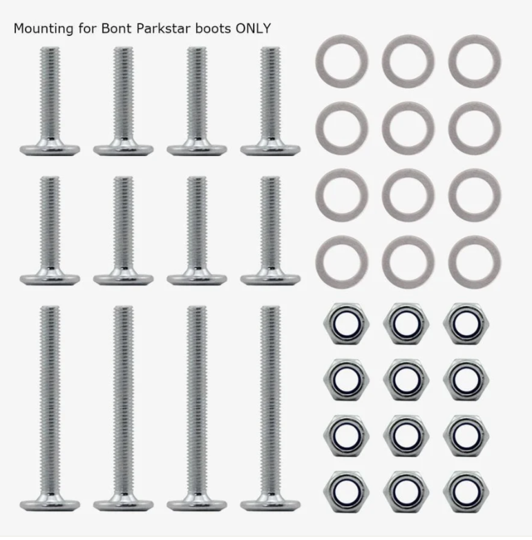 Bont-Mounting Hardware (Parkstar Plates Only)